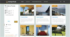 Desktop Screenshot of hotelsprocida.com