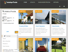 Tablet Screenshot of hotelsprocida.com